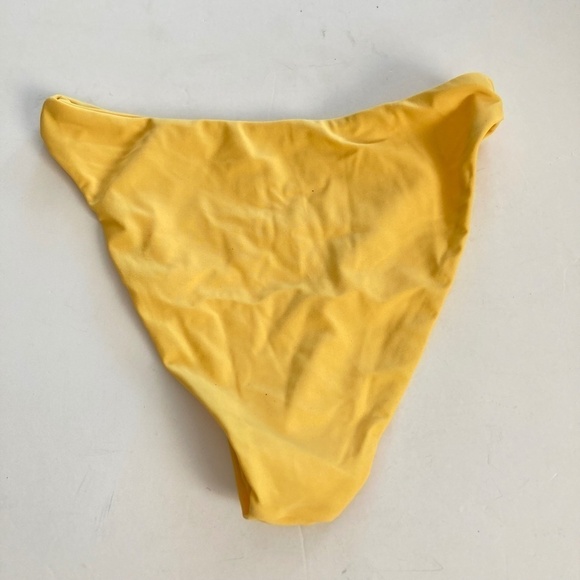 NWOT Tularosa Anthropologie Sammie Yellow Bikini Bottoms Sz XXS - Picture 2 of 3
